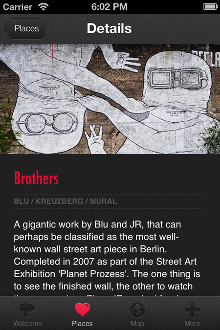 Berlin Street Art iphone App